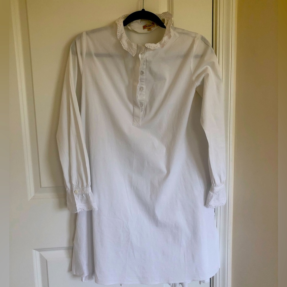 White linen tunic